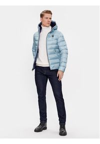 Blauer Kurtka puchowa 23WBLUC03075 Błękitny Regular Fit. Kolor: niebieski. Materiał: syntetyk