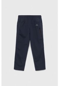 Adidas - adidas spodnie dziecięce U CE DW kolor granatowy gładkie. Kolor: niebieski. Materiał: tkanina, poliester. Wzór: gładki #5