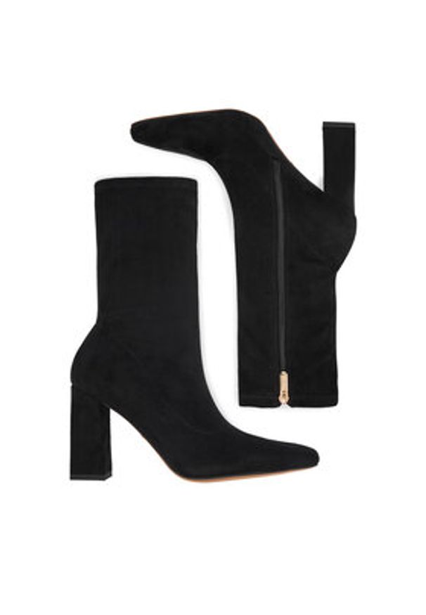 Nine West Botki CEO-AFRA-01 Czarny. Kolor: czarny. Materiał: materiał