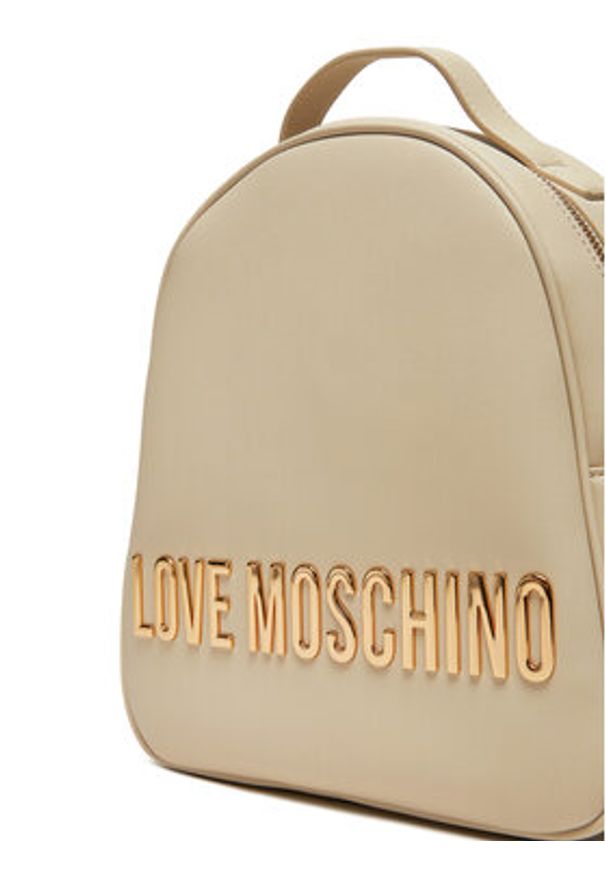 Love Moschino - LOVE MOSCHINO Plecak JC4197PP1MKD0110 Écru. Materiał: skóra