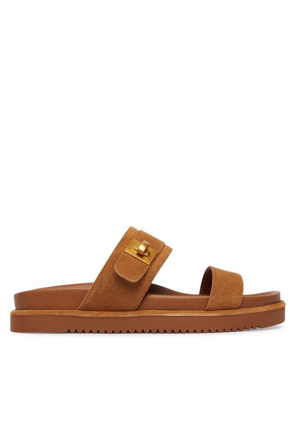 Klapki Steve Madden. Kolor: brązowy