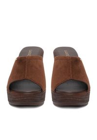 Lasocki Klapki CEO-WI23-LEMONE-04 Brązowy. Kolor: brązowy. Materiał: skóra, zamsz #3