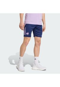 Adidas - Szorty France Gym. Kolor: niebieski