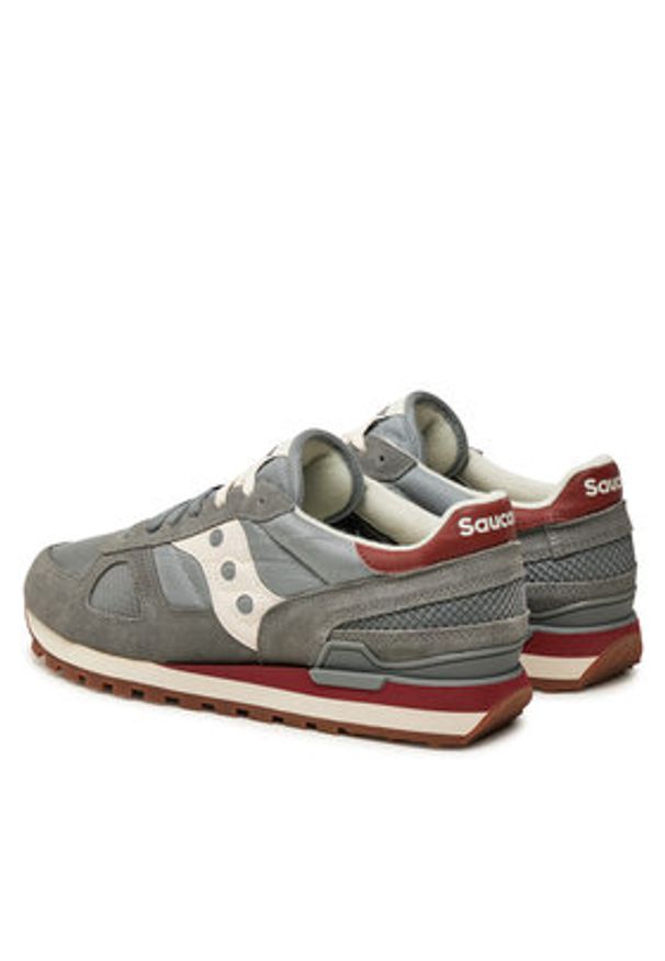 Saucony Sneakersy S2108 889 Szary. Kolor: szary. Materiał: skóra, zamsz