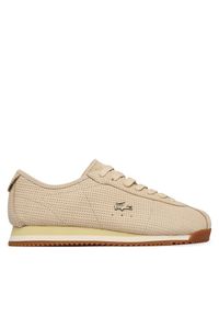 Lacoste Sneakersy Club-Low 51SFA0022 Beżowy. Kolor: beżowy. Materiał: skóra #1