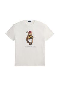 Polo Ralph Lauren T-Shirt 710B16611001 Biały Slim Fit. Typ kołnierza: polo. Kolor: biały. Materiał: bawełna #4
