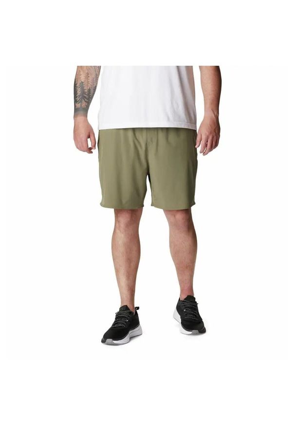 columbia - Krótkie Spodenki Trekkingowe Męskie Columbia Hike Short. Kolor: zielony. Długość: krótkie