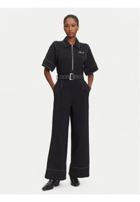 Karl Lagerfeld - KARL LAGERFELD Kombinezon A3W13047 Czarny Regular Fit. Kolor: czarny. Materiał: bawełna