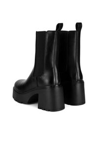 DeeZee Botki HY6085-2 Czarny. Kolor: czarny. Materiał: skóra #5