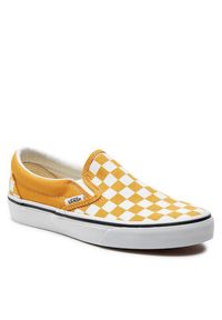 Vans Tenisówki Classic Slip-On VN000BVZLSV1 Żółty. Zapięcie: bez zapięcia. Kolor: żółty. Materiał: materiał #4
