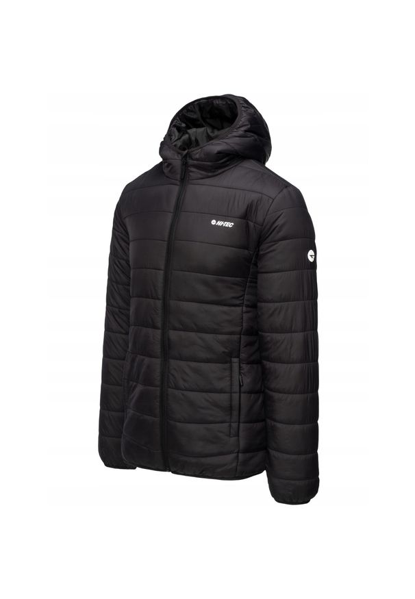 Kurtka przejściowa dla mężczyzn Hi-tec Core Aron. Kolor: czarny. Sport: turystyka piesza