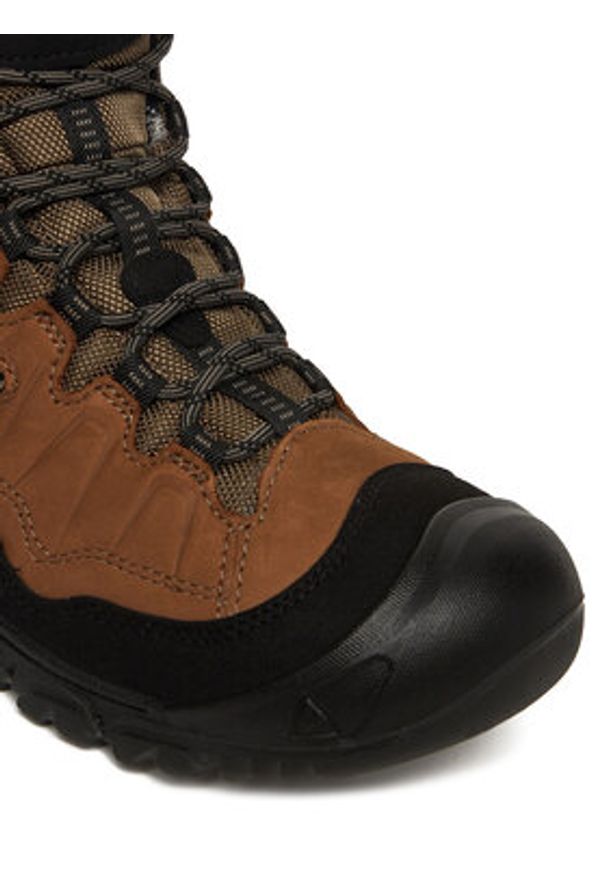 keen - Keen Trekkingi Targhee IV Waterproof Hiking Boot 1028988 Brązowy. Kolor: brązowy. Materiał: nubuk, skóra. Sport: turystyka piesza