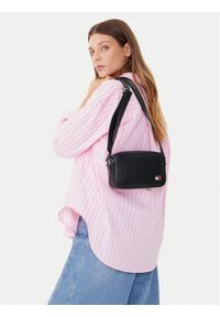 Tommy Jeans Torebka Tjw Cool Camera Bag AW0AW17872 Czarny. Kolor: czarny. Materiał: skórzane #1