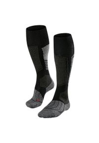 Podkolanówki damskie Falke SK1. Kolor: czarny, zielony, wielokolorowy. Materiał: jedwab, wełna #1