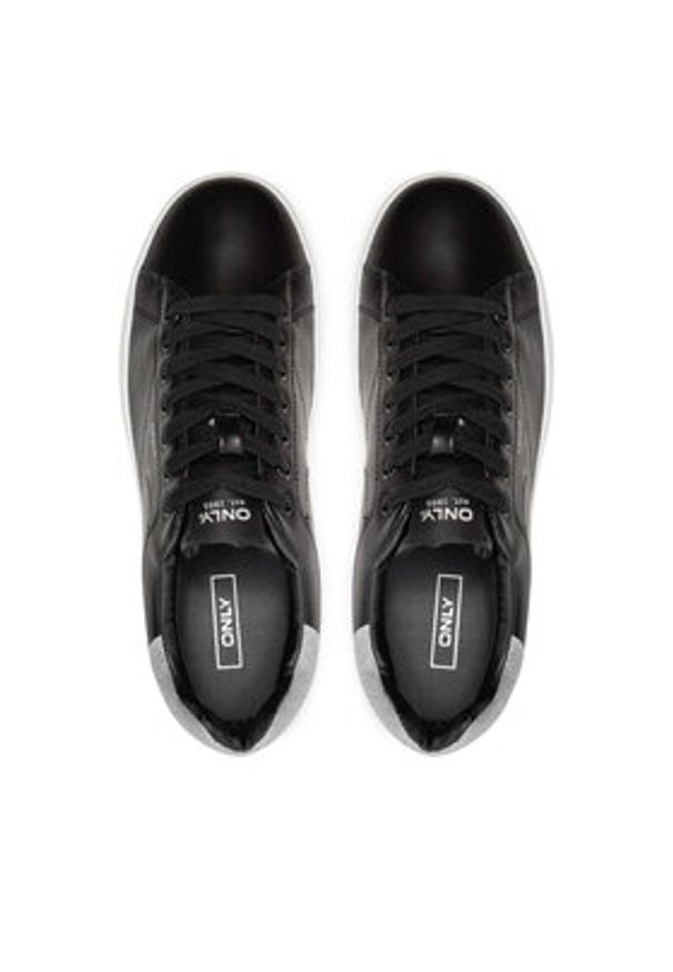 ONLY Shoes Sneakersy Shilo 15288082 Czarny. Kolor: czarny. Materiał: skóra