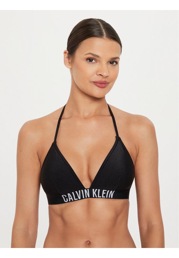 Calvin Klein Swimwear Góra od bikini KW0KW01967 Czarny. Kolor: czarny. Materiał: syntetyk