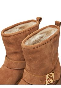 Tory Burch Botki 165418 Brązowy. Kolor: brązowy. Materiał: zamsz, skóra #4