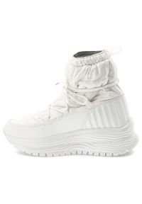 Białe Śniegowce Filippo Ciepłe Buty Damskie Na Platformie. Kolor: biały. Obcas: na platformie #8