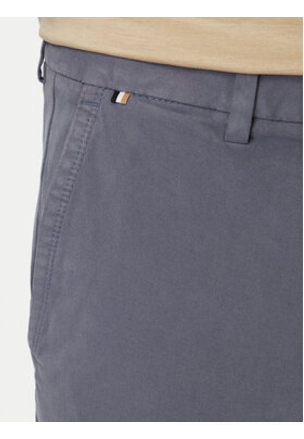 BOSS Chinosy H-Kaiton1 50543312 Niebieski Slim Fit. Kolor: niebieski. Materiał: bawełna