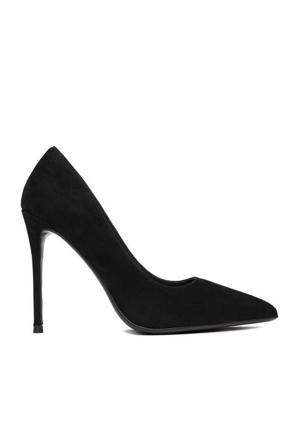 Eva Minge Szpilki EO-ELAINA-E134-20A Czarny. Kolor: czarny. Materiał: zamsz, skóra. Obcas: na szpilce