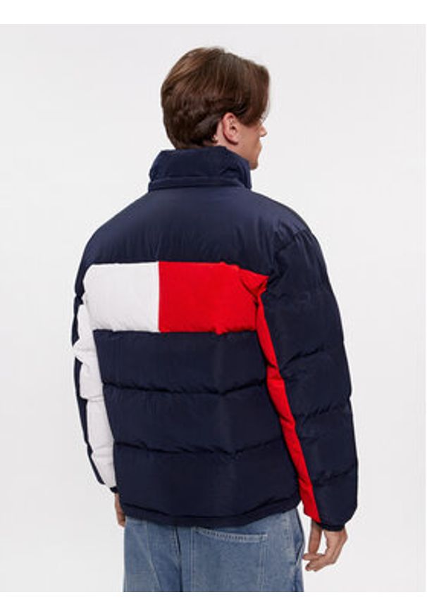 Tommy Jeans Kurtka puchowa Alaska Archive DM0DM18481 Granatowy Regular Fit. Kolor: niebieski. Materiał: syntetyk, puch