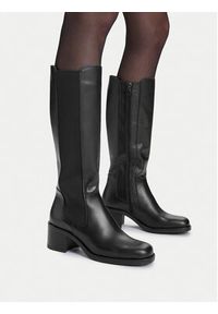 Gino Rossi Kozaki C-ELSA-24665RO Czarny. Kolor: czarny. Materiał: skóra #5
