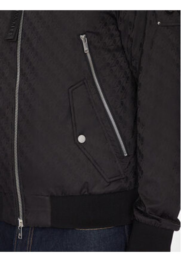 Moose Knuckles Kurtka bomber Courville M14MB003H Czarny Regular Fit. Kolor: czarny. Materiał: syntetyk