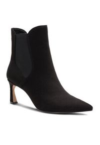 Nine West Botki LATEEF JF2147-1 Czarny. Kolor: czarny. Materiał: materiał #4