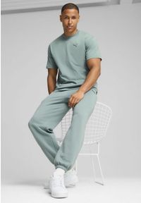 Puma - Koszulka unisex Essentials Elevated PUMA Green Moon. Kolor: zielony. Materiał: materiał
