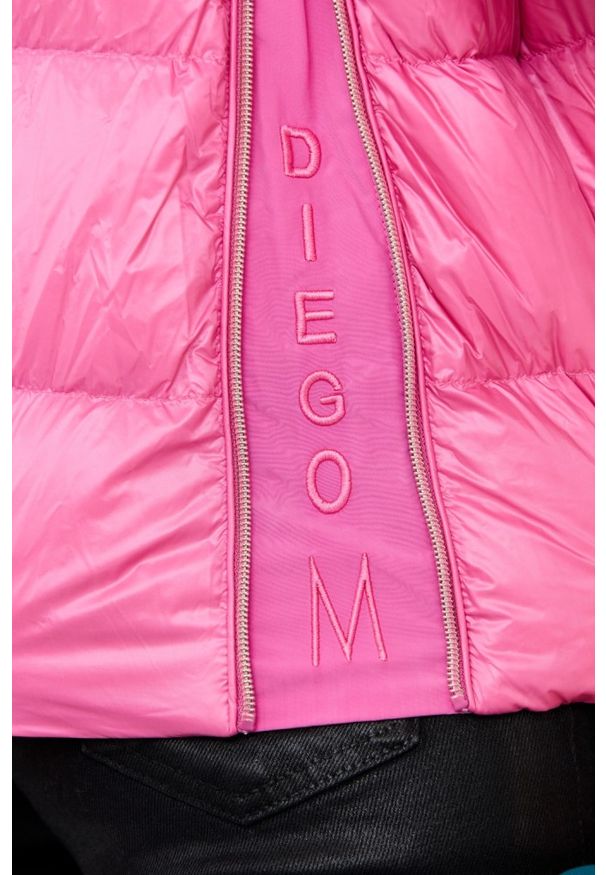 DIEGO M Różowa damska kurtka, Rozmiar 42 EU - 46 IT. Kolor: różowy