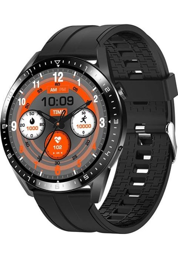 TRACER - Smartwatch Tracer SM9 PulseRay Czarny (TRAFON47518). Rodzaj zegarka: smartwatch. Kolor: czarny