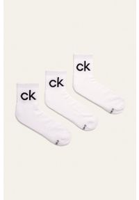 Calvin Klein - Skarpetki (3-pack). Kolor: biały #1