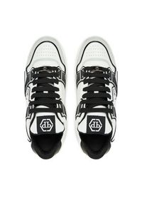 Philipp Plein - PHILIPP PLEIN Sneakersy SAES MSC4017 PLE010N0102 Biały. Kolor: biały. Materiał: skóra #3