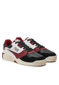 EA7 Emporio Armani Sneakersy X8X187 XK402 U266 Biały. Kolor: biały. Materiał: skóra #4