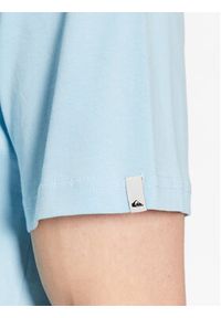 Quiksilver T-Shirt Comp Logo EQYZT06534 Błękitny Regular Fit. Kolor: niebieski. Materiał: bawełna #3