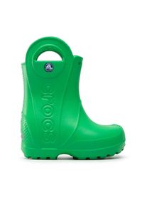 Crocs Kalosze Handle It Rain Boot Kids 12803 Zielony. Kolor: zielony