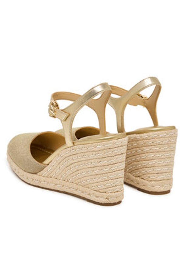 MICHAEL Michael Kors Espadryle Kenzie Wedge 40S6KZMS3D Beżowy. Kolor: beżowy. Materiał: materiał
