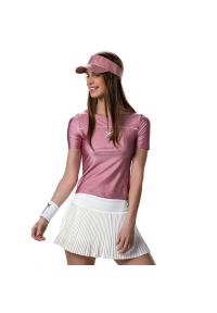 DROP SHOT - Camiseta Manga Corta Drop Shot Radiant Mujer. Kolor: różowy #1