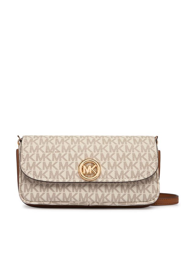 MICHAEL Michael Kors Torebka Nolita 32S6GY5C5B Écru. Kolor: kremowy. Materiał: skórzane