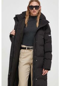 Superdry kurtka damska kolor czarny zimowa. Kolor: czarny. Materiał: materiał, włókno. Sezon: zima #4