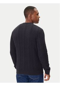 Jack & Jones - Jack&Jones Sweter Blusean 12283486 Granatowy Regular Fit. Kolor: niebieski. Materiał: bawełna #4