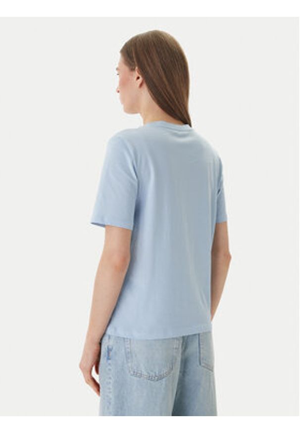 only - ONLY T-Shirt 15270390 Błękitny Regular Fit. Kolor: niebieski. Materiał: bawełna