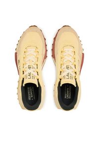 Lacoste Sneakersy Elite Active 7-50SMA0081 Żółty. Kolor: żółty. Materiał: zamsz, skóra #5