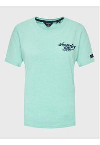 Superdry T-Shirt Vintage Pride In Craft W1010784A Zielony Regular Fit. Kolor: zielony. Materiał: syntetyk. Styl: vintage