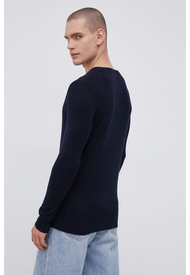 Brave Soul - Sweter. Okazja: na co dzień. Kolor: niebieski. Materiał: materiał. Długość rękawa: długi rękaw. Długość: długie. Styl: casual