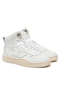 Diesel Sneakersy S-Ukiyo V2 Mid Y03364 P5576 T1015 Biały. Kolor: biały. Materiał: skóra #4