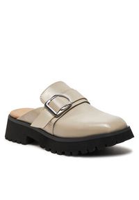 Clarks Klapki Stayso Free 26176515 Beżowy. Kolor: beżowy. Materiał: skóra