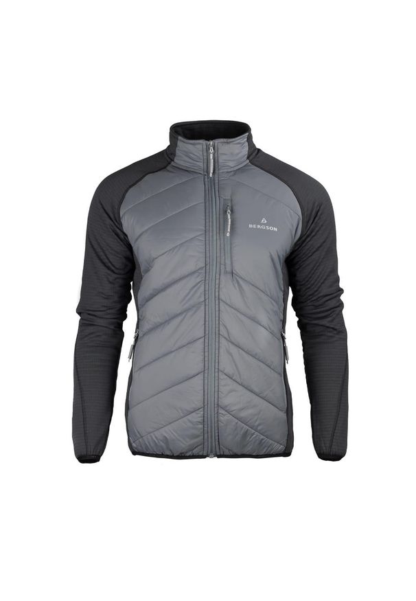 Bergson - Bluza hybrydowa męska Vertico HB1. Kolor: brązowy. Sezon: zima. Sport: narciarstwo