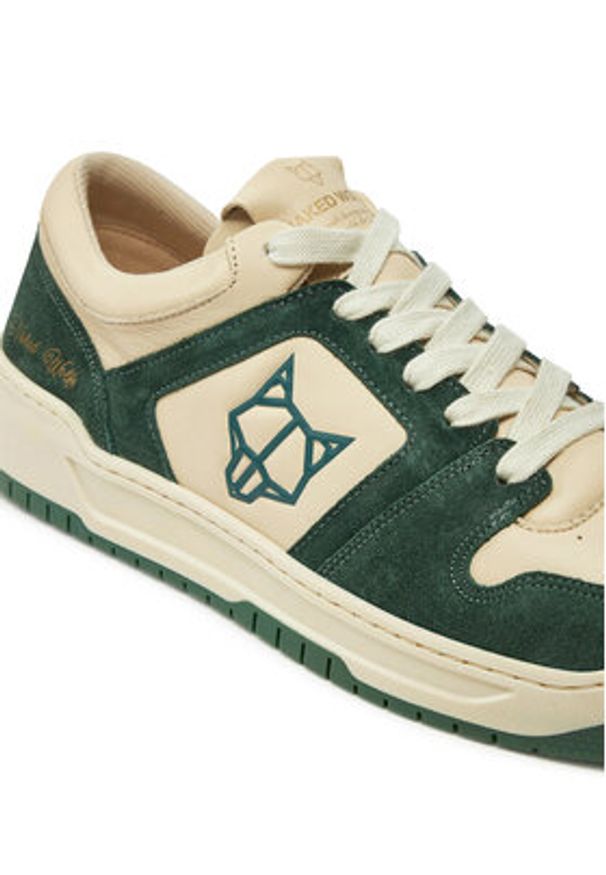 Naked Wolfe Sneakersy CM-01 Écru. Materiał: skóra