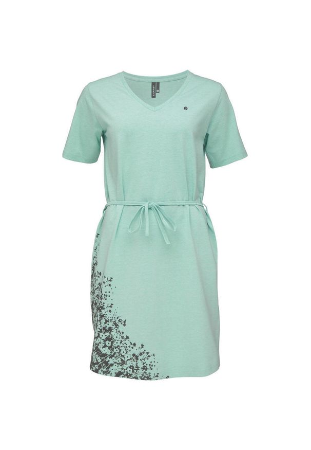 ZSPORT - Elegancka letnia sukienka Loap Aurora dla kobiet. Okazja: do pracy. Kolor: zielony. Sezon: lato. Typ sukienki: sportowe. Styl: elegancki